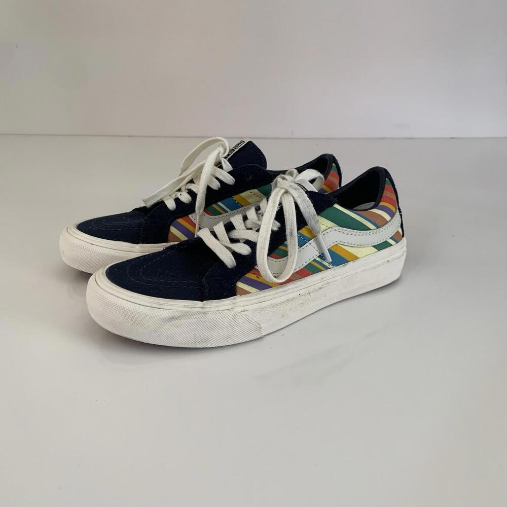 Vans Old Skool UltraCush Retro Stripes Sk& Reissue Retro Striped Low Top Shoes 6